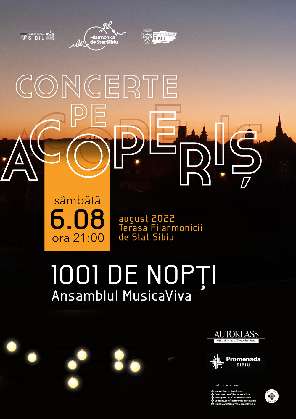 1001 de Nopți - Ansamblul Musica Viva @ Concerte pe Acoperiș