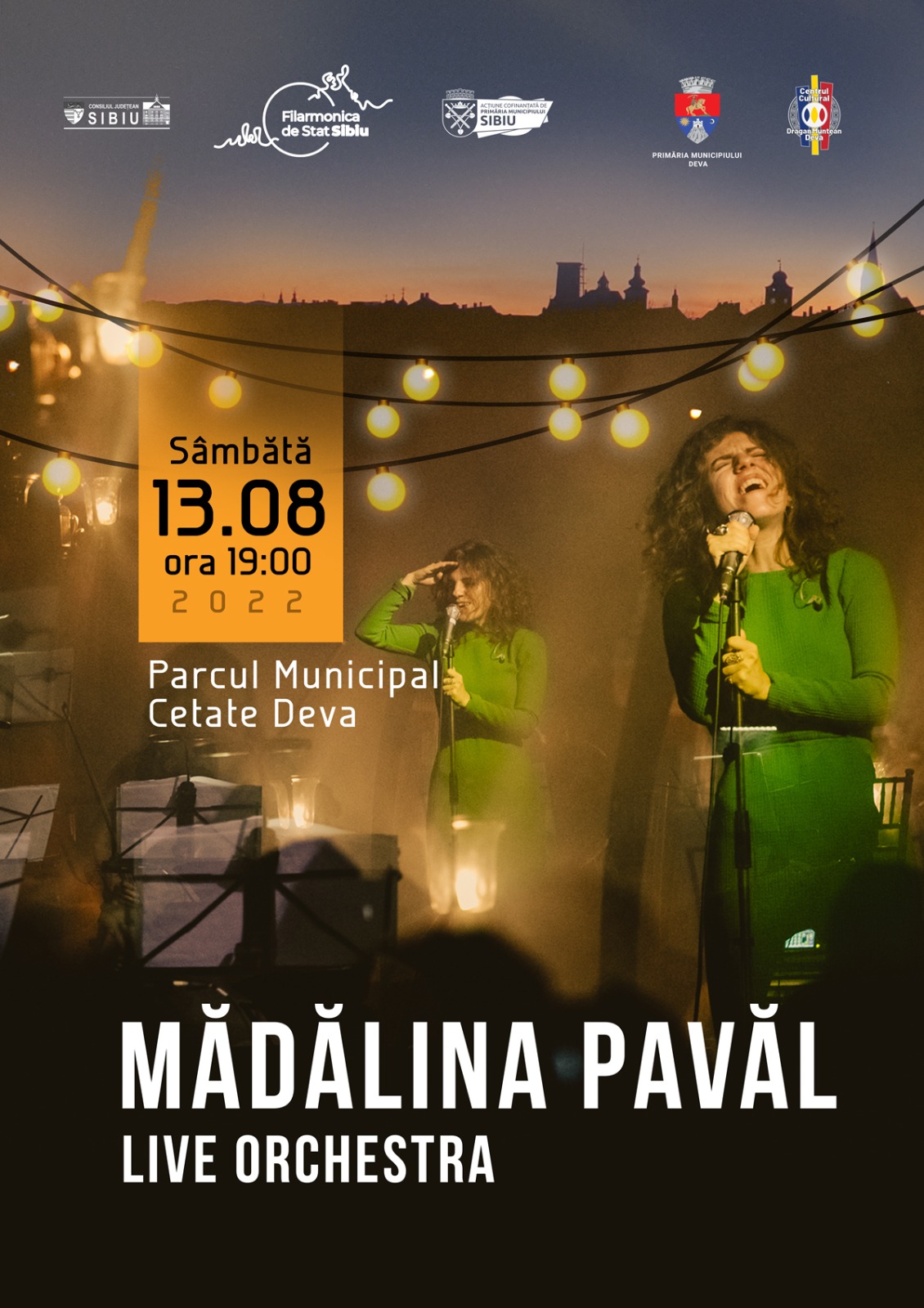 Concert Mădălina Pavăl Live Orchestra la Deva